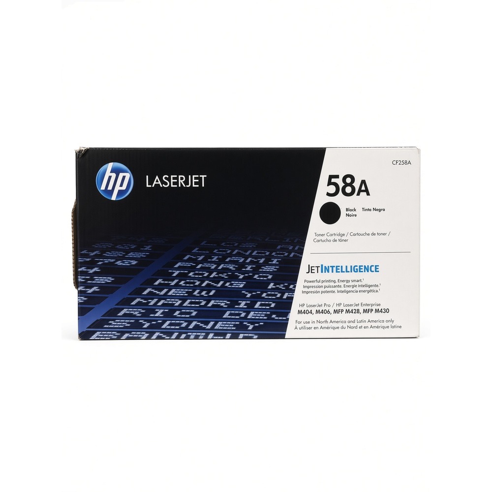 HP 58A Black LaserJet Toner Cartridge CF258A Genuine JetIntelligence New OpenBox
